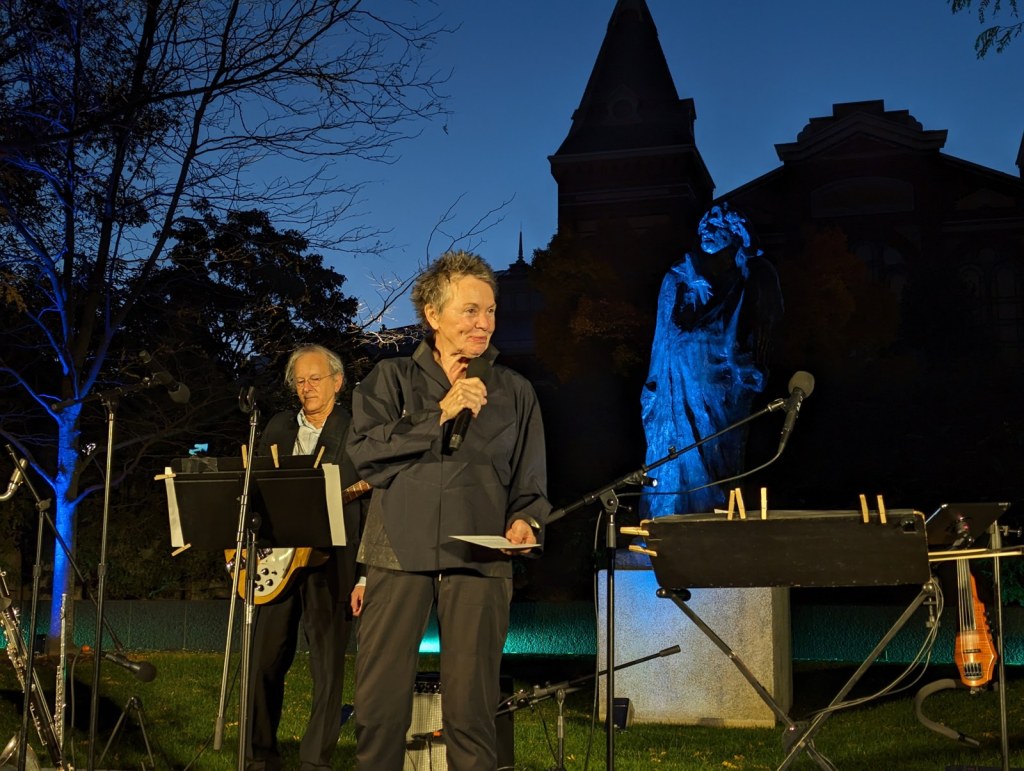 Laurie Anderson is making the present strange again